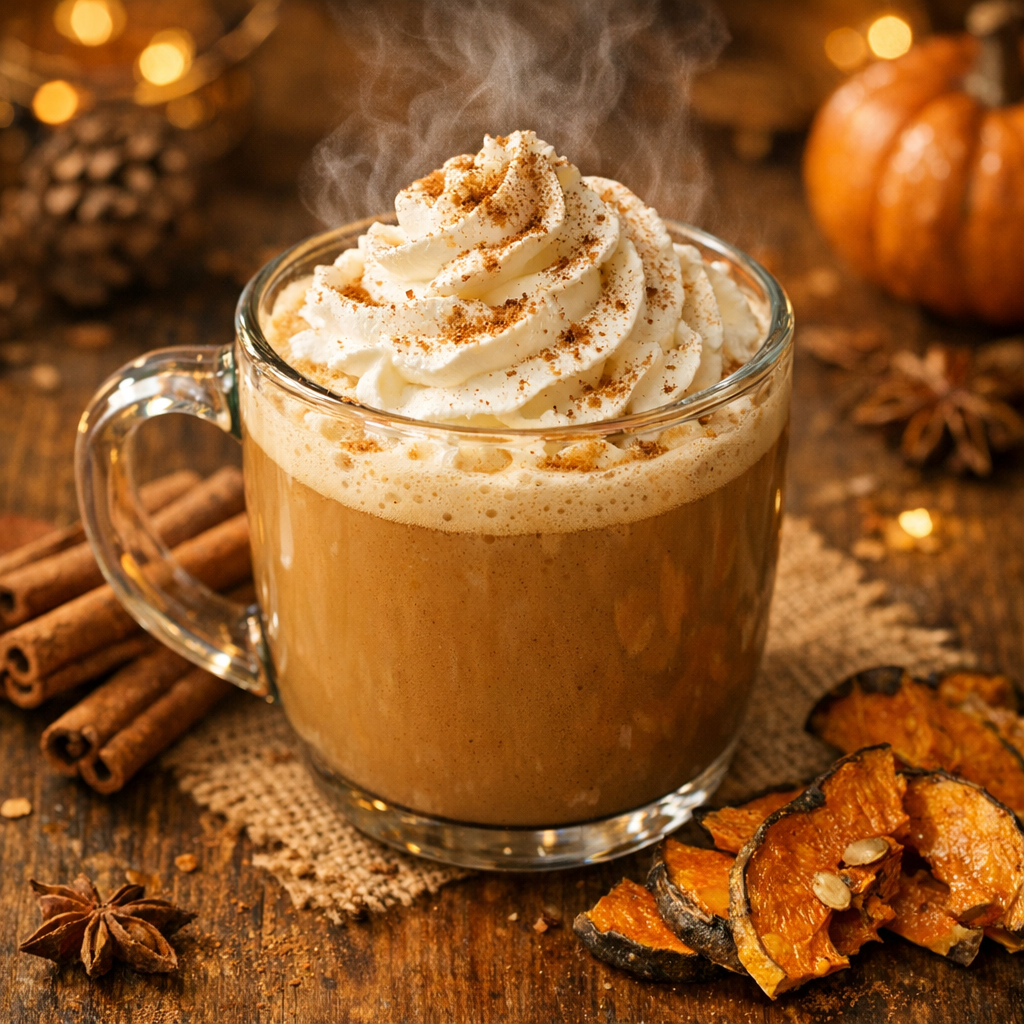 Latte Epices Citrouille Maison