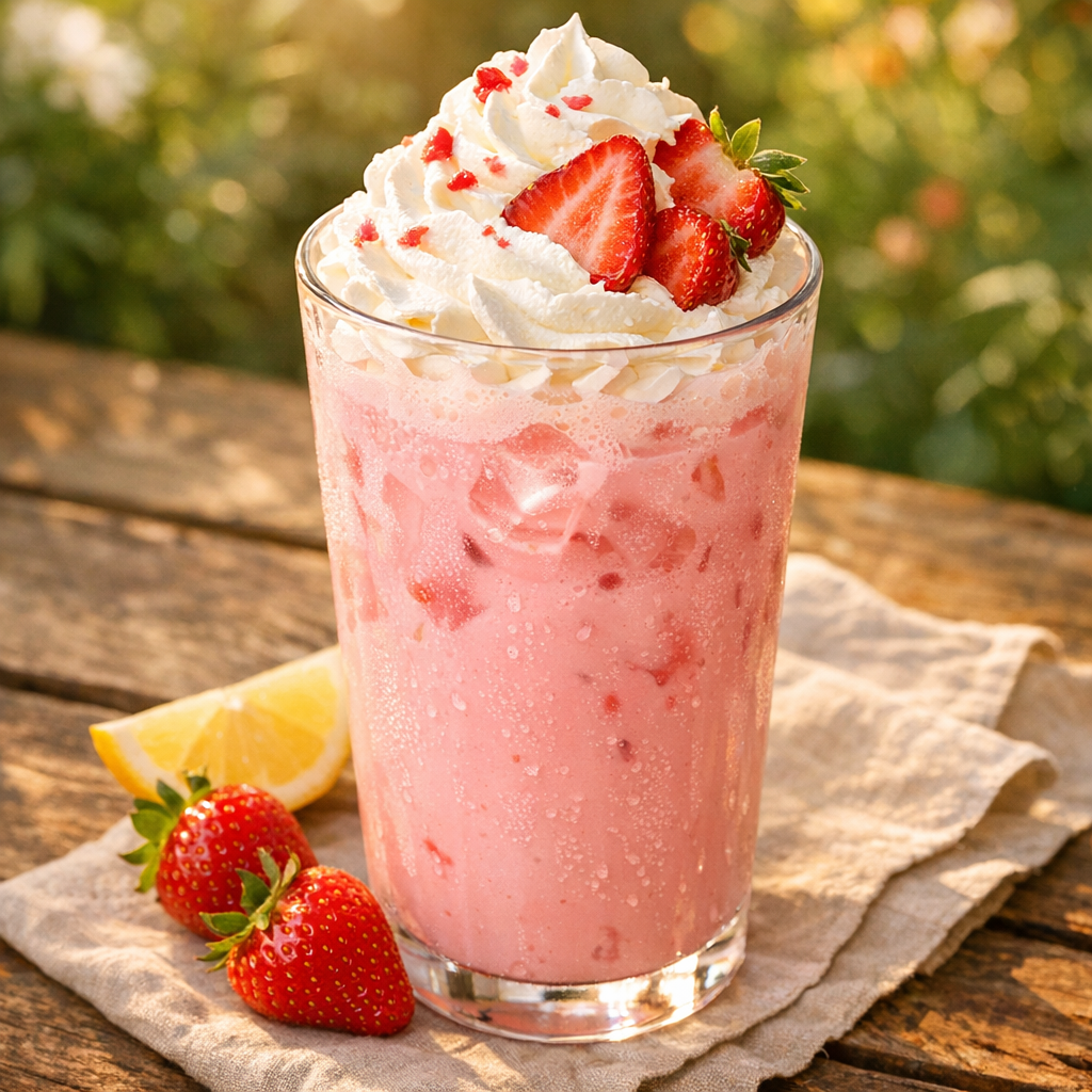 Limonade Rose Fouettee Facile